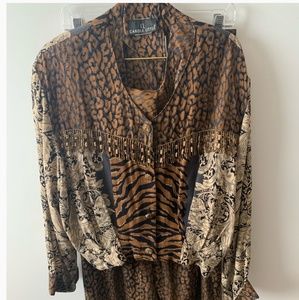 Carole Little 3pc outfit w/sash